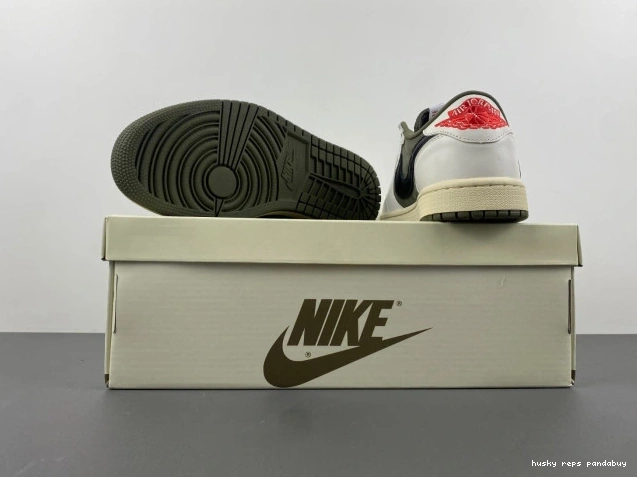 Rep Husky JORDAN OLIVE TRAVIS SCOTT DM7866-200 LOW AIR OG X 1 MEDIUM 0706